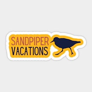 Sandpiper Logo Shirt Sticker